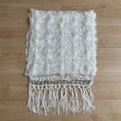 ストール　ショール　レース網