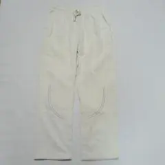 Aaronlive サルエルパンツ 2XL ゆったり ホワイト メンズ ワイド
