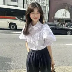 Bibiy. CORA PUFF BLOUSE ビビィ パフ ブラウス - メルカリ