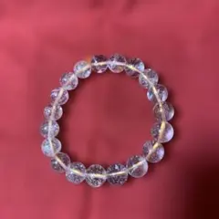 ルチルクォーツ　ブレスレット　収納袋付き