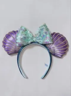 「美品」リトルマーメイド アリエル ディズニーカチューシャ