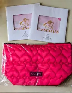 【GODIVA】 キルティング保冷バッグ おまけハンカチ付きのサムネイル