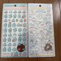 【正規品】サンリオ　ボンボンドロップシール　はんぎょどん　シナモロール