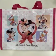 ディズニーランド　ミニーベスティーズバッシュ　ショッピングバッグ