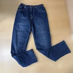 ダークブルー デニム ストレートレッグパンツ　170
