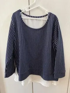 LABORATORY WORK ストライプ長袖トップスのサムネイル