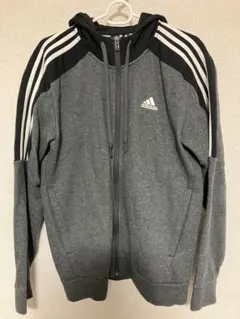 adidas グレー パーカー M サイズ セット