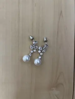 【ウェディングアクセサリー】パール　ピアス