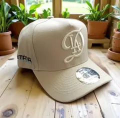 数量限定 LAシティコネクト New Era ベージュ スナップバック