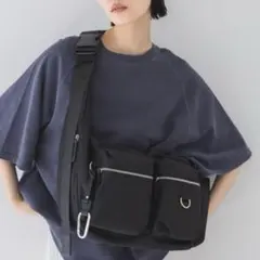 m*a様 美品 JEANASiS ナイロンWポケットボディBAG