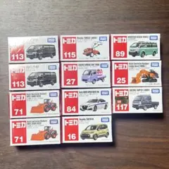 トミカミニカー 11台セット(重複2種類)