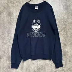 UConn Gildan ネイビー トレーナー S