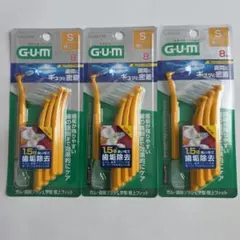 썬스타 GUM 껌 인터덴탈 브러쉬 L 셰이프 슈퍼브 핏 S 3 세트