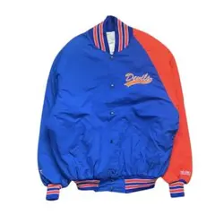 90s スタジャン USA製 ナイロン デビル L
