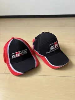 TOYOTA GAZOO Racing GRキャップ 黒/赤モデル違い二個セット