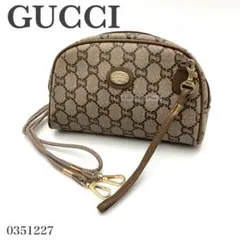 グッチ GUCCI PLUS ポーチ ショルダー ヴィンテージ GG PVC