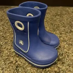Crocs レインブーツ ブルー キッズのサムネイル