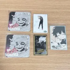 ヒロアカ　原画展　ヒロアカ展　死柄木弔　コースター　カード　マグネットステッカー