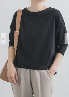 アーバンリサーチドアーズ★ コットンバックタック7分袖プルオーバー