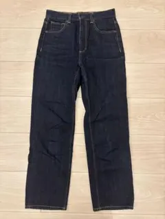 【美品】GU ジーユー　ハイウエストストレートジーンズ　Mサイズ