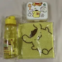 レア！！モスバーガー✖️ポムポムプリン☆おにぎらずケース・ミニタオル・水筒☆3点