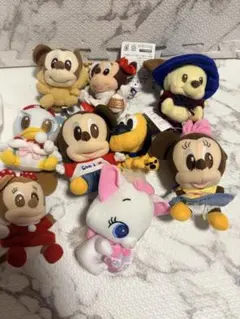 ディズニー ぬいぐるみ マスコット まとめ売り