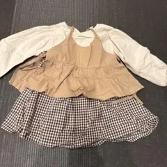 YOYO フリル付きワンピース 95cm