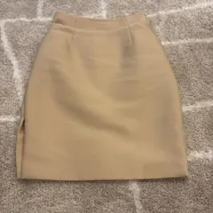 【バレンシアガ】ベージュ タイトスカート ひざ丈のサムネイル