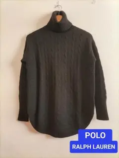 POLO RALPH LAURENポロラルフローレン　カシミア混ケーブル編ニット