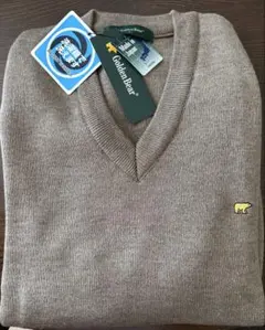 新品 Golden Bear Vネックセーター M 日本製のサムネイル