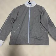 courrèges クレージュ　ジップアップジャケット グレー 11号のサムネイル