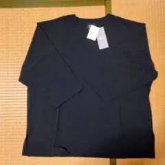 BEAMS ブラック 七分袖カットソー M