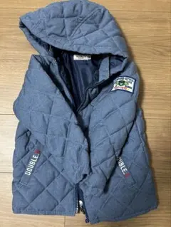 ミキハウス　キルティング フード付きコート