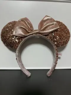 ミッキー耳カチューシャ ローズゴールド