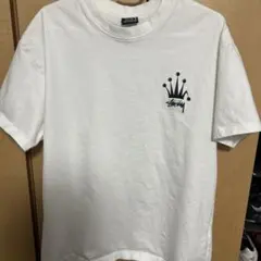 Stussy クラウンロゴ Tシャツ Mサイズ ホワイト
