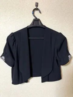 【新品】ボレロ　ジャケット　半袖　ビジュー　結婚式・パーティー