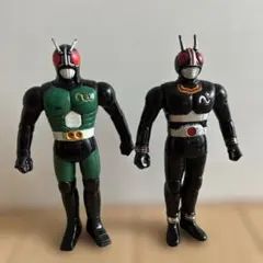 バンダイ 1988年発売 ライダーブラック RXの当時モノ ソフビ セット