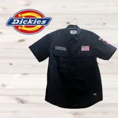 Dickies ワッペンカスタム半袖ワークシャツ