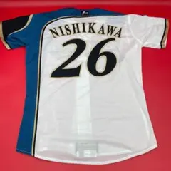 【希少・プロコレ】北海道日本ハムファイターズ 西川遥輝選手 ユニフォーム 26番のサムネイル