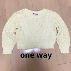 one way ニット