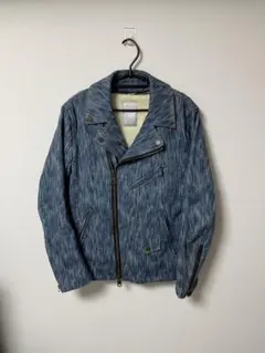 one gravity デニムライダースジャケット　内ボア付き　L