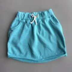 水色 ポケット付きスカート