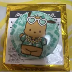 サンリオ　シークレット缶バッジ　トコナツバケーション　ポチャッコ