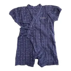 【コムサ・デ・モード】ベビー　男の子　甚平風　カバーオール50-70サイズ