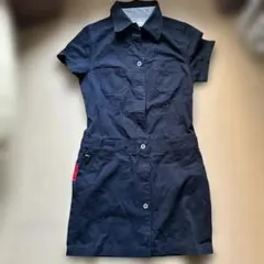 tommyGirl ミニ丈 半袖 ワンピース 黒のサムネイル
