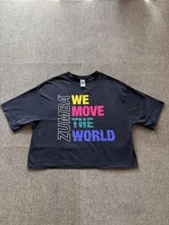 ZUMBA WE MOVE THE WORLD Tシャツ XS ブラック