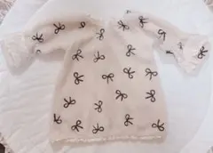 Aosta ribbon fur dress XLサイズ