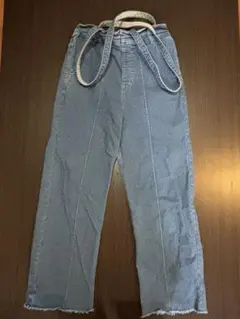 GLOBAL WORK キッズ デニムサロペット 150cm