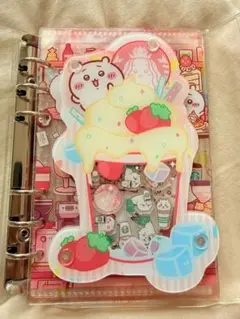 A6 ちいかわ　シャカシャカ　シール帳　(レフィル5枚入、ケース付)