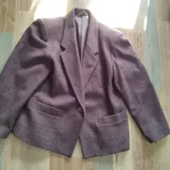 パープル系 テーラードジャケット
